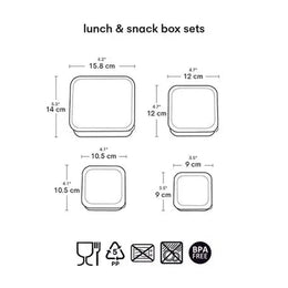 A Little Lovely Company Lunch & Snack Box Set
