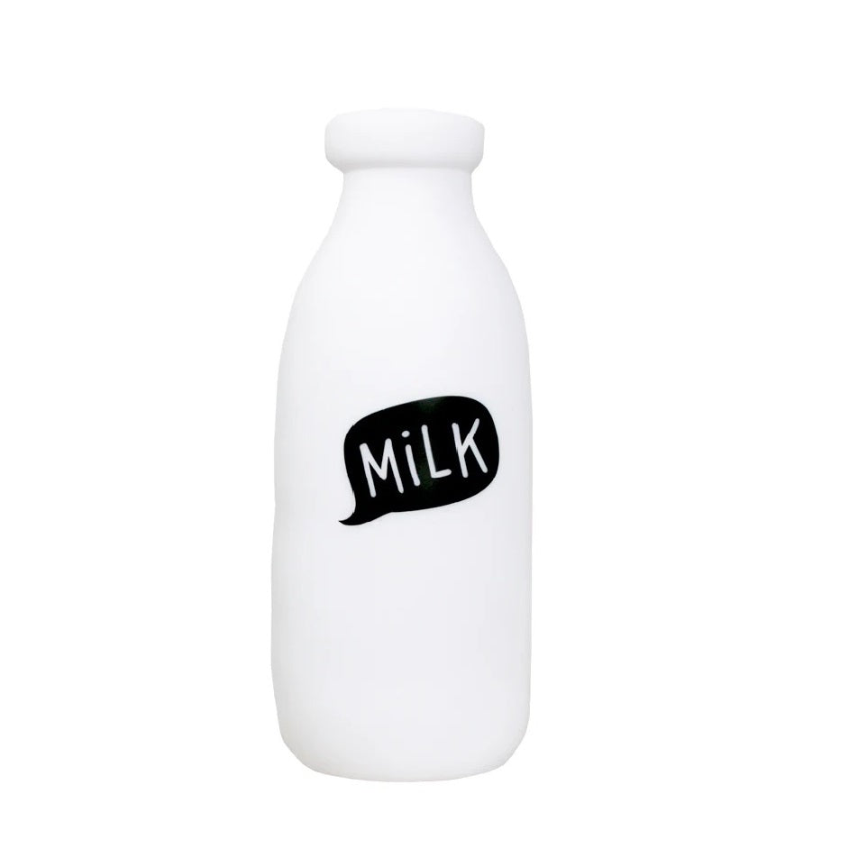 A Little Lovely Company Mini Milk Light bottle-shaped night light in white