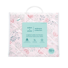 Aden+Anais Embrace Collection-Morris Vine Weighted Toddler-Bed Blanket