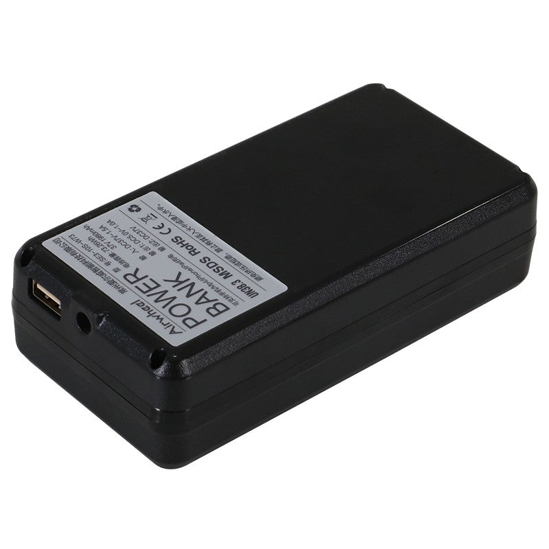 AIRWHEEL power bank, black lithium battery portable charger with USB port for on-the-go charging