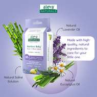 Aleva Naturals Bamboo Baby Nose And Blows Wipes 30 Count