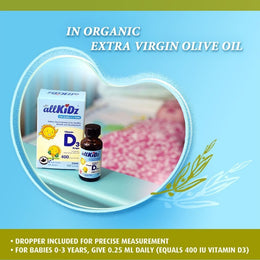 Allkidz Vitamin D3 Drops (400Iu) 25 ml