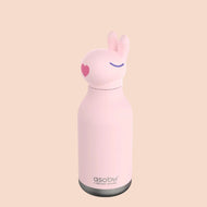 Asobu Bestie Animal Double Wall Stainless Steel Bottle 16oz Bunny