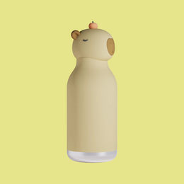 Asobu Bestie Animal Double Wall Stainless Steel Bottle 16oz Capybara