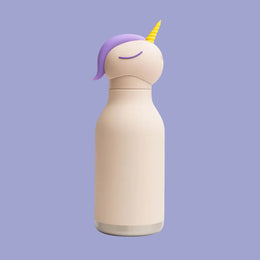 Asobu Bestie Animal Double Wall Stainless Steel Bottle 16oz Unicorn
