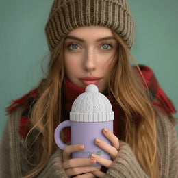 Asobu Happy Hats Mug 12oz Purple