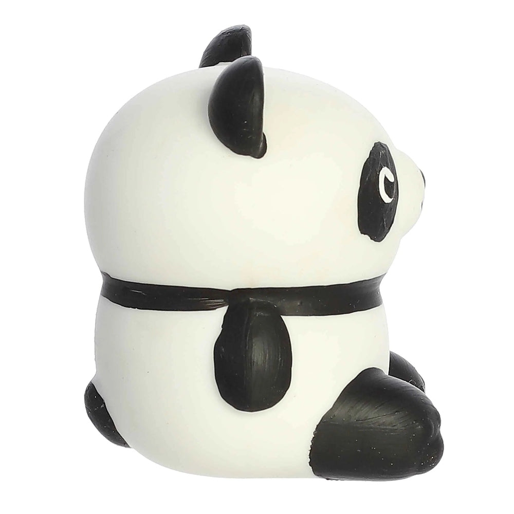 Aurora Marshmallow Panda 3-inch stuffed animal, white plush with black ears and limbs