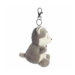 Aurora Palm Pals Busky Husky ClipOn 4"