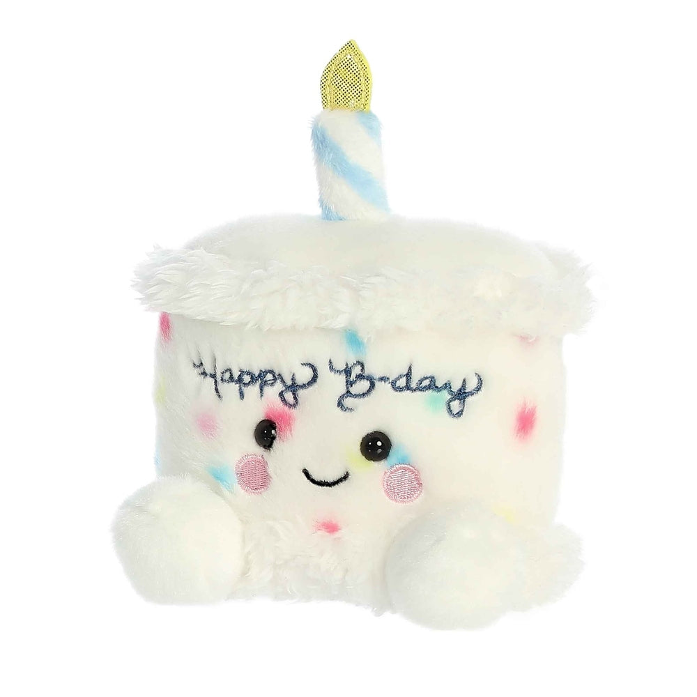 Aurora Palm Pals Happy B-Day Cake 5-inch unicorn plush stuffed animal