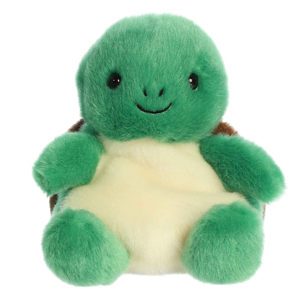 Aurora Palm Pals Honu sea turtle plush toy, green with cream belly, 5 inches