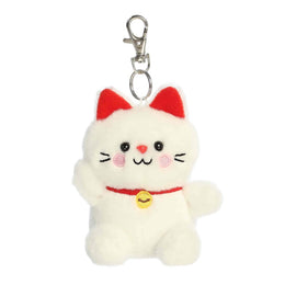 Aurora Palm Pals Kota Lucky Cat Clip-On 4.5"