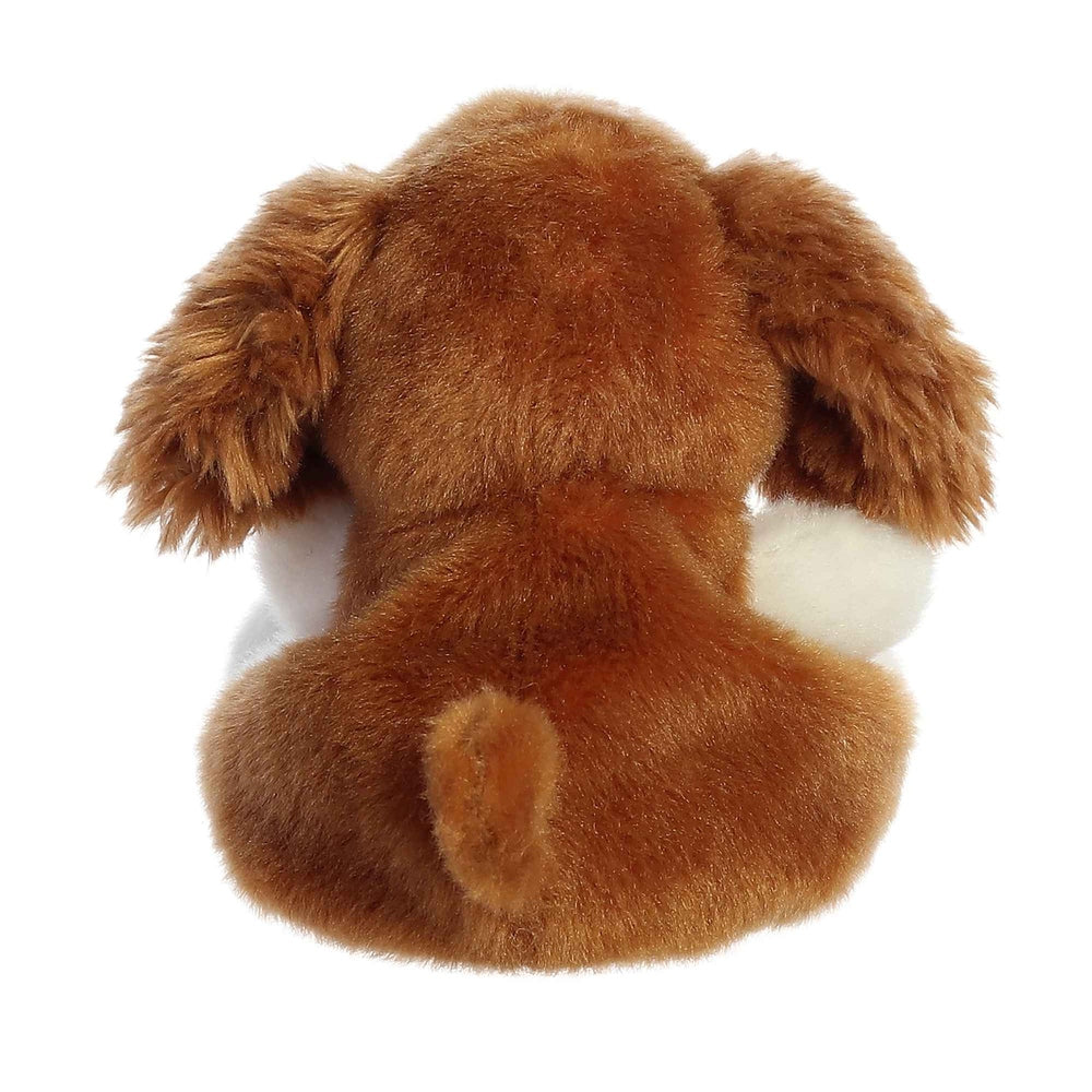 Aurora Palm Pals Lady Spaniel plush stuffed animal, brown fur with floppy ears, 5"