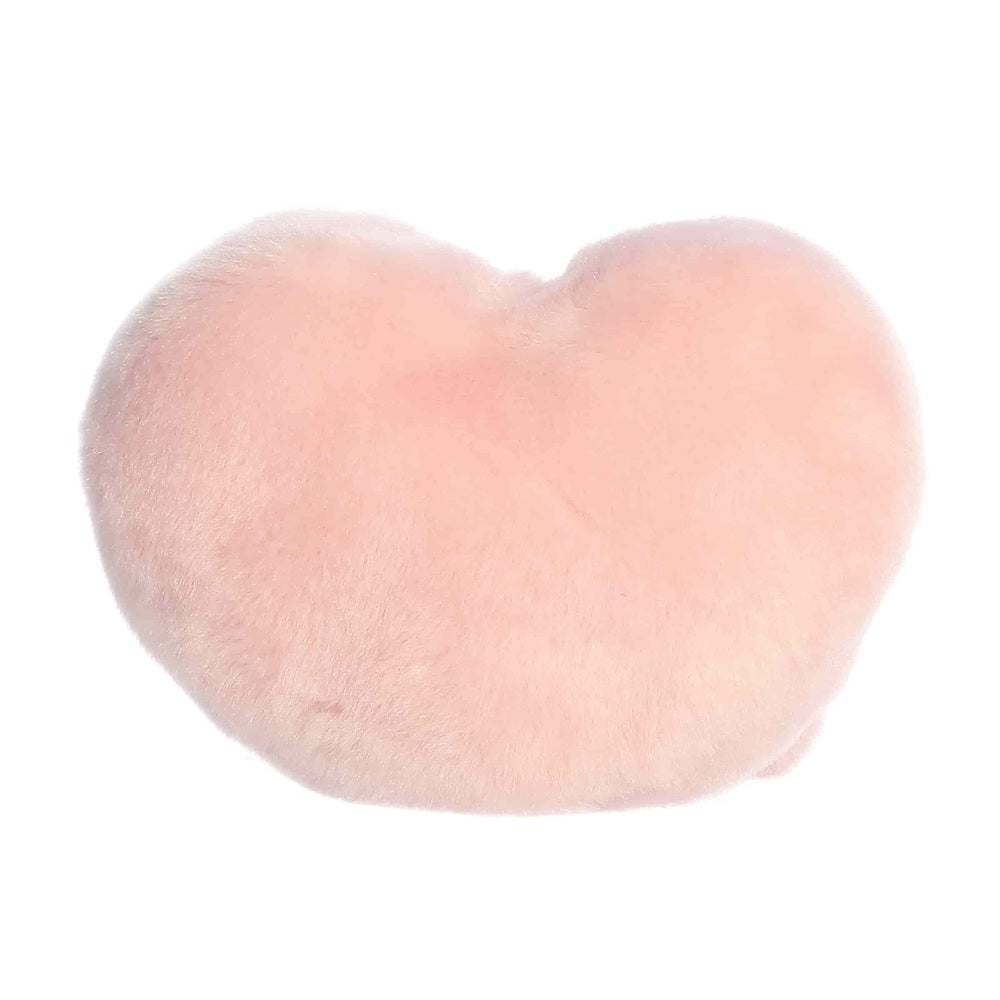 Aurora Palm Pals Love You Candy Heart plush toy, pink soft stuffed heart, 5-inch

