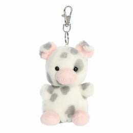 Aurora Palm Pals Piggles Spotted Piglet ClipOn 4"