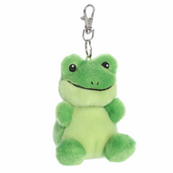 Aurora Palm Pals Ribbits Frog ClipOn 4"