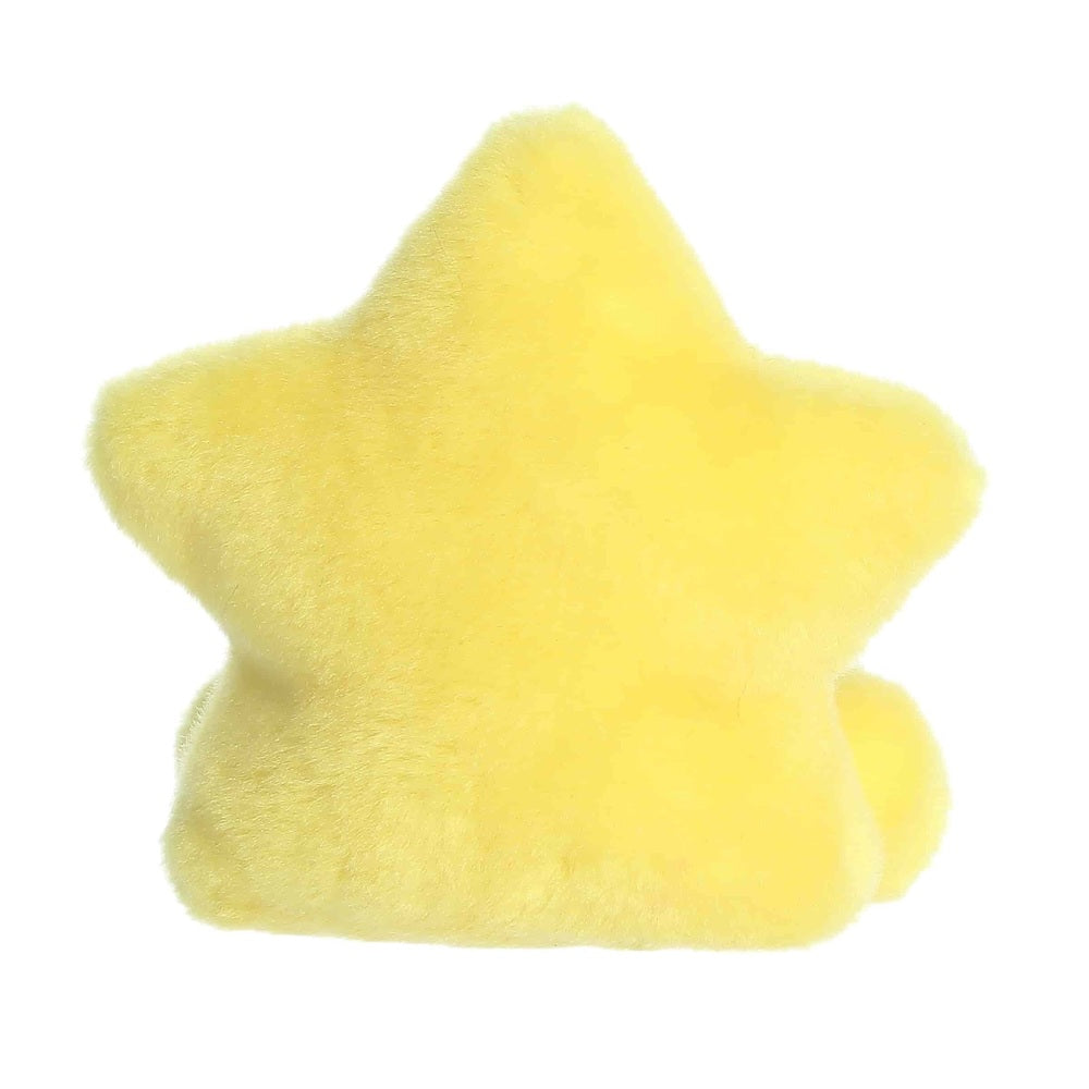 Aurora Palm Pals You Did It Star stuffed plush, bright yellow star, 5-inch