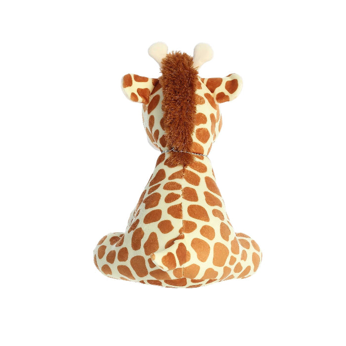 Aurora Raffie giraffe stuffed animal, 12-inch plush with brown spotted coat