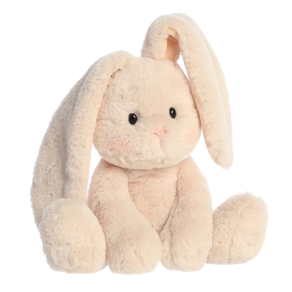 Aurora Spring Candy Cottontails Plush Bunny in Cream 8-inch