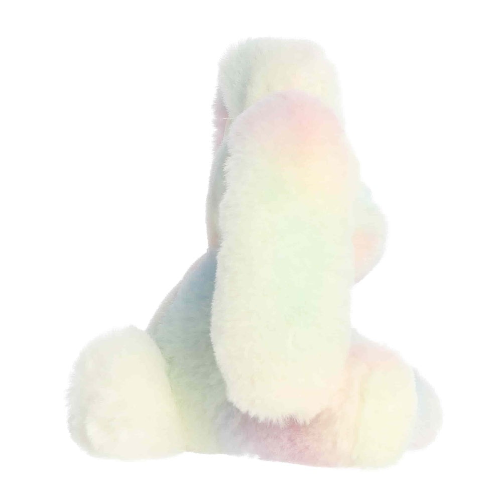 Aurora Spring Candy Cottontails 8-inch plush bunny with pastel rainbow fur plush toy