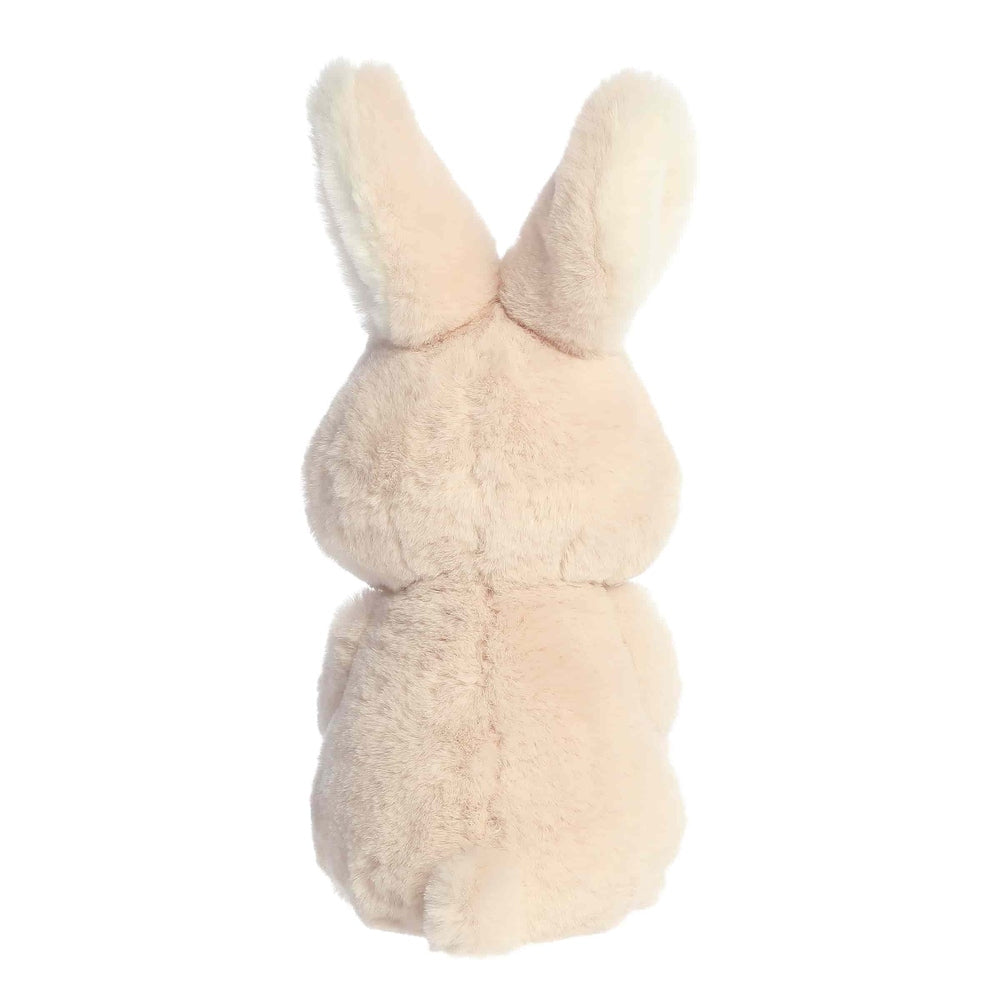 Aurora 10-inch Spring Flower Blossom bunny plush-soft beige stuffed animal with long ears
