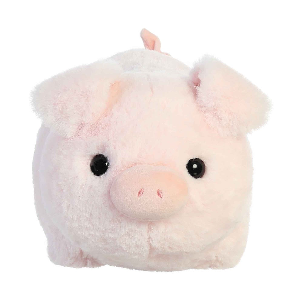 Aurora Spudsters Cutie Pig 10" plush in soft pink fur with black eyes and snout