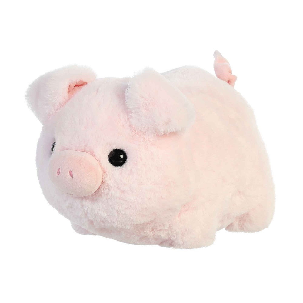 Aurora Spudsters Cutie Pig 10" plush stuffed animal in soft pink with black eyes and snout