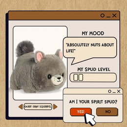 Aurora Spudsters Gabby Gray Squirrel 10"