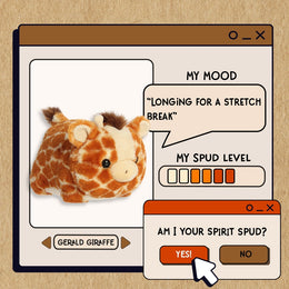 Aurora Spudsters Gerald Giraffe 10"