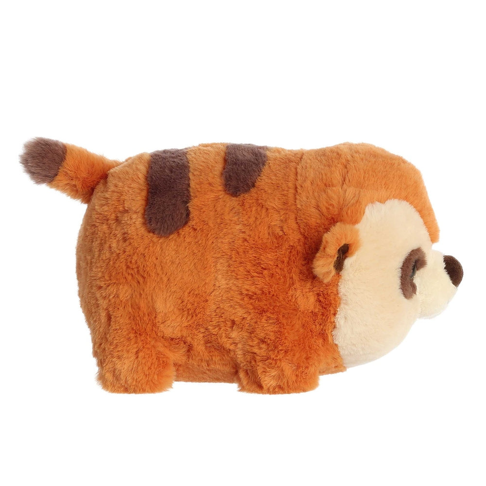 Aurora Spudsters Marco Meerkat plush stuffed animal-orange fur with cream face and brown nose.