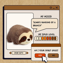 Aurora Spudsters Spark Sloth 10"