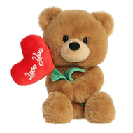 Aurora Valentine Blossoming Love Bear 11"