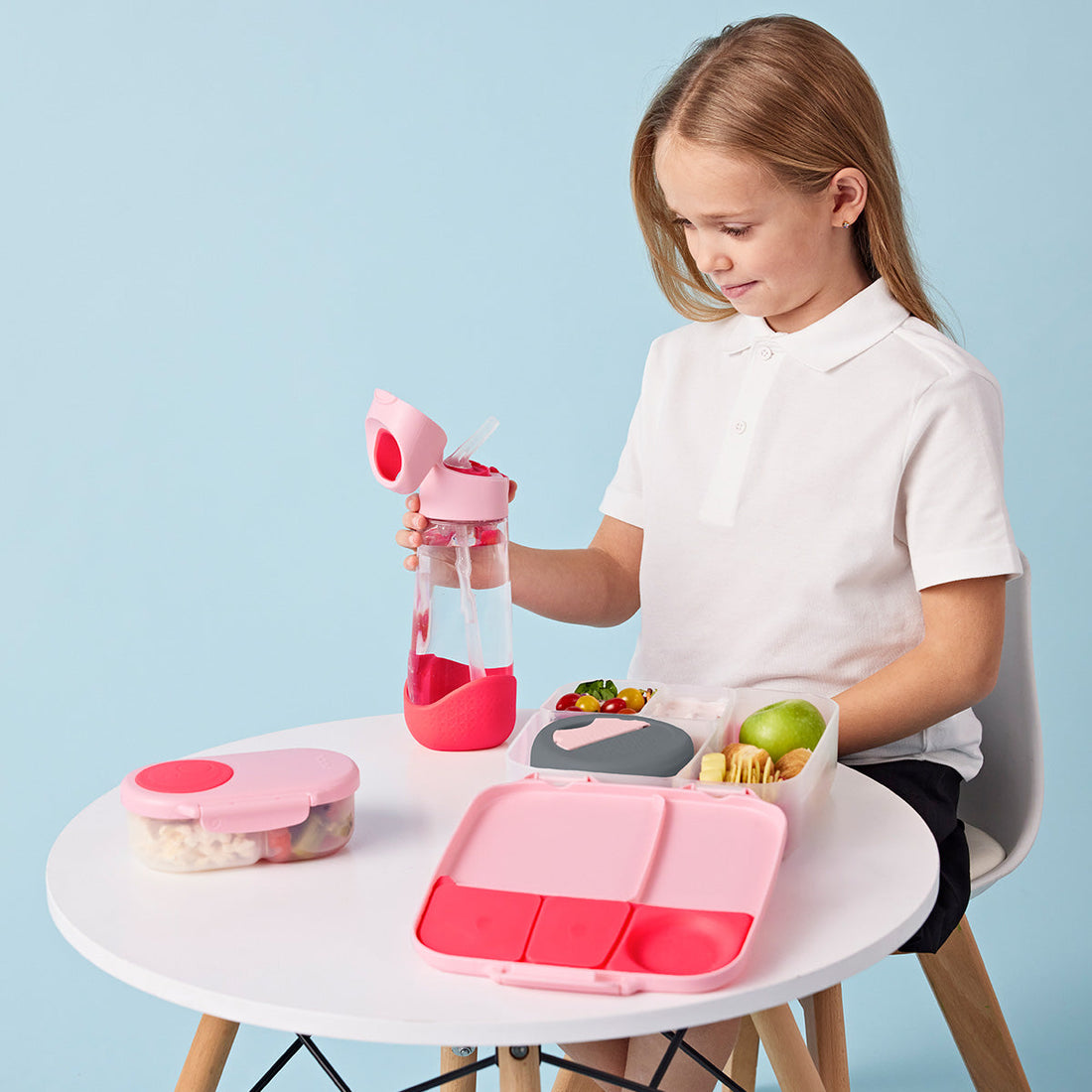 B.Box Lunchbox in Flamingo Fizz — product view 20