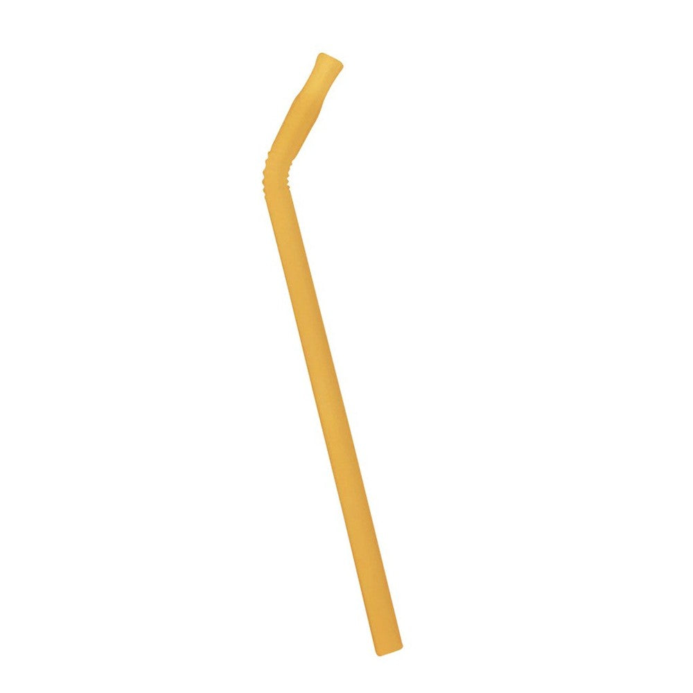 B.BOX silicone straw travel pack; yellow bendable straw for on-the-go sipping