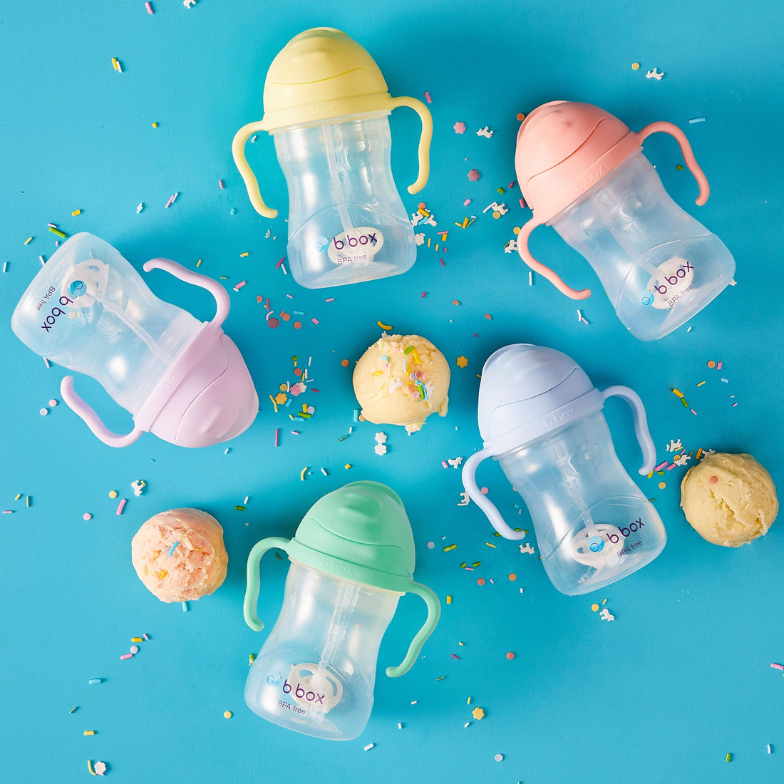 B.Box Sippy Cup Gelato Edition 240ml in Bubblegum — product view 10