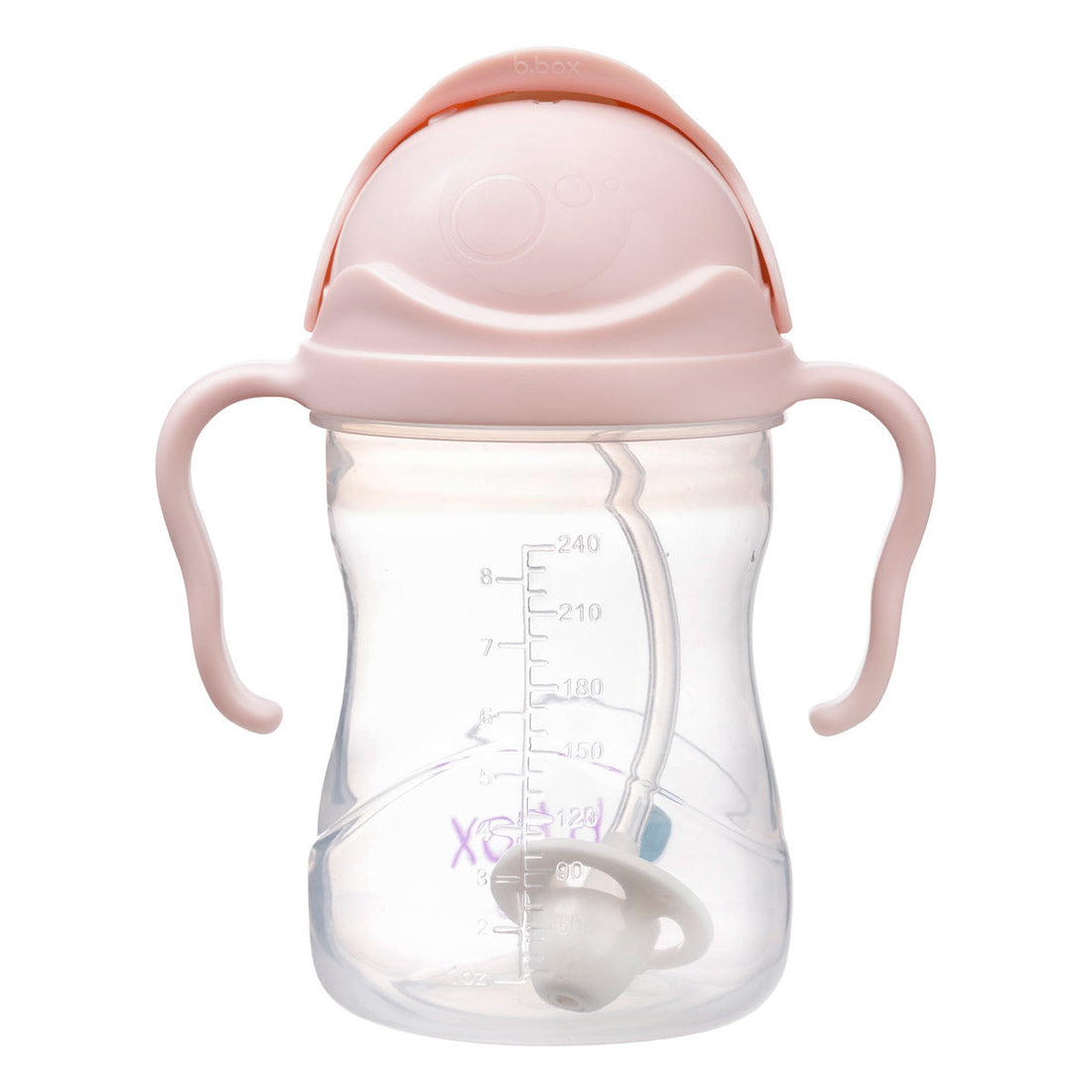B.Box Sippy Straw Cup 240ml in Blush — product view 4