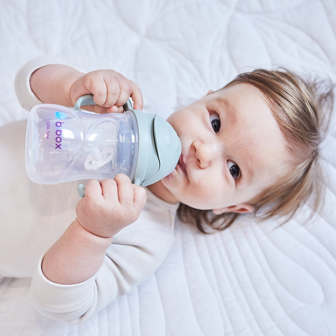 B.Box Sippy Straw Cup 240ml in Ocean — product view 13
