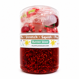 Play Play Dough DIY Cherry Clear Slime