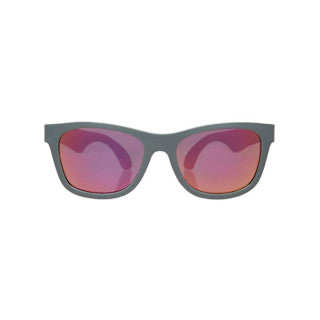 Babiators Aces Navigators sunglasses Galactic Grey with pink lenses for kids 6+