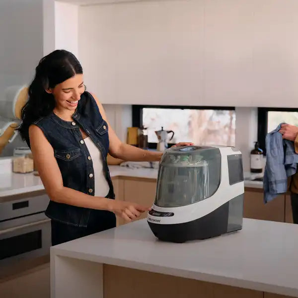 Baby Brezza Bottle Washer Pro - All In One Baby Bottle Washer, Sterilizer, Dryer — in-use lifestyle view