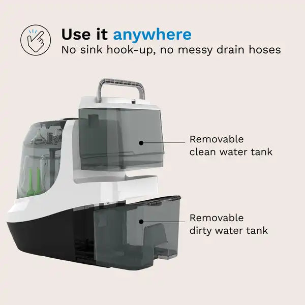 Baby Brezza Bottle Washer Pro - All In One Baby Bottle Washer, Sterilizer, Dryer — lifestyle product view alternate view 2