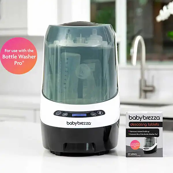 Baby Brezza Descaling Tablets For Bottle Washer Pro — bottle setup view alternate view 2