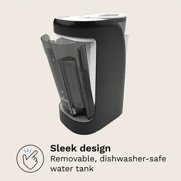 Baby Brezza Formula Pro® Advanced Baby Formula Dispenser — washing feature graphic