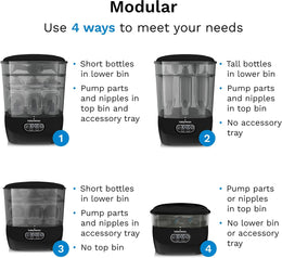 Baby Brezza One Step™ Baby Bottle Sterilizer and Dryer Advanced - Electric steam sterilizer with HEPA Filter
