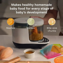 Baby Brezza One Step™ Baby Food Maker Deluxe: Steamer & Blender for Homemade Baby Food