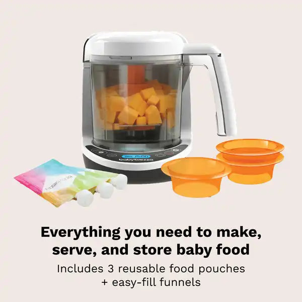 Baby Brezza One Step™ Baby Food Maker Deluxe: Steamer & Blender for Homemade Baby Food — funnel detail view