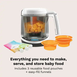 Baby Brezza One Step™ Baby Food Maker Deluxe: Steamer & Blender for Homemade Baby Food
