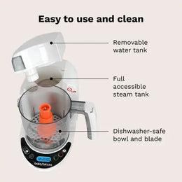 Baby Brezza One Step™ Baby Food Maker Deluxe: Steamer & Blender for Homemade Baby Food