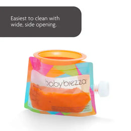 Baby Brezza Reusable Baby Food Pouches, 10 Pack