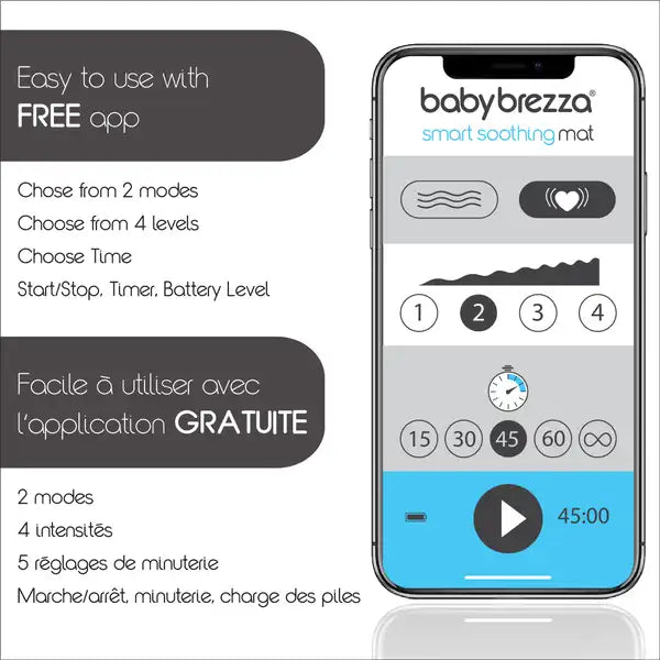 Baby Brezza Smart Soothing Mat — mobile app feature graphic alternate view 2