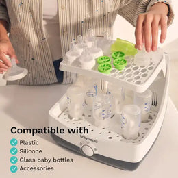 Baby Brezza Superfast® Baby Bottle Sterilizer and Dryer - Sterilizes & Dries in 10 Minutes